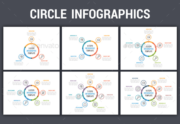 Circle Infographics - Infographics