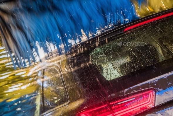 Vehicle in the Car Wash Stock Photo by duallogic | PhotoDune