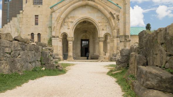 Entrance To the Temple Bagrati - Georgia, Kutaisi alt
