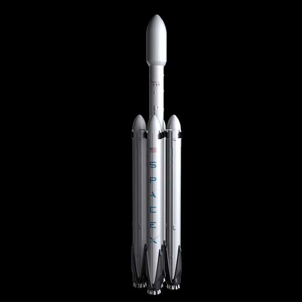 Falcon Super Heavy - 3Docean 21866943