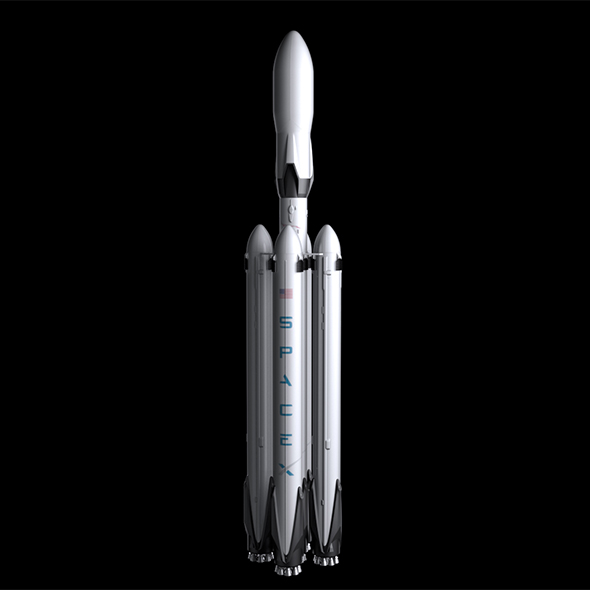 Falcon Super Heavy - 3Docean 21866958