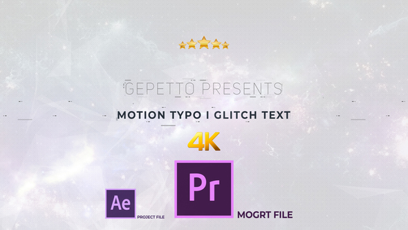 Motion Typo I Glitch Text