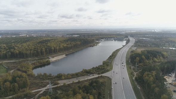 Highway on the Outskirts of the City