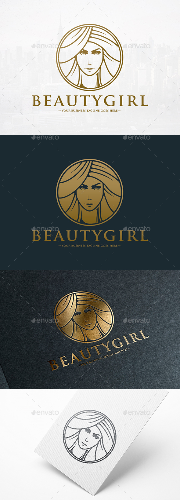 Girl Logo Template - Humans Logo Templates