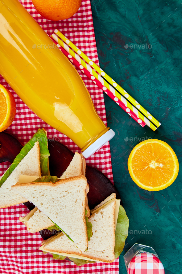 Picnic. Summer Time Rest. - Stock Photo - Images
