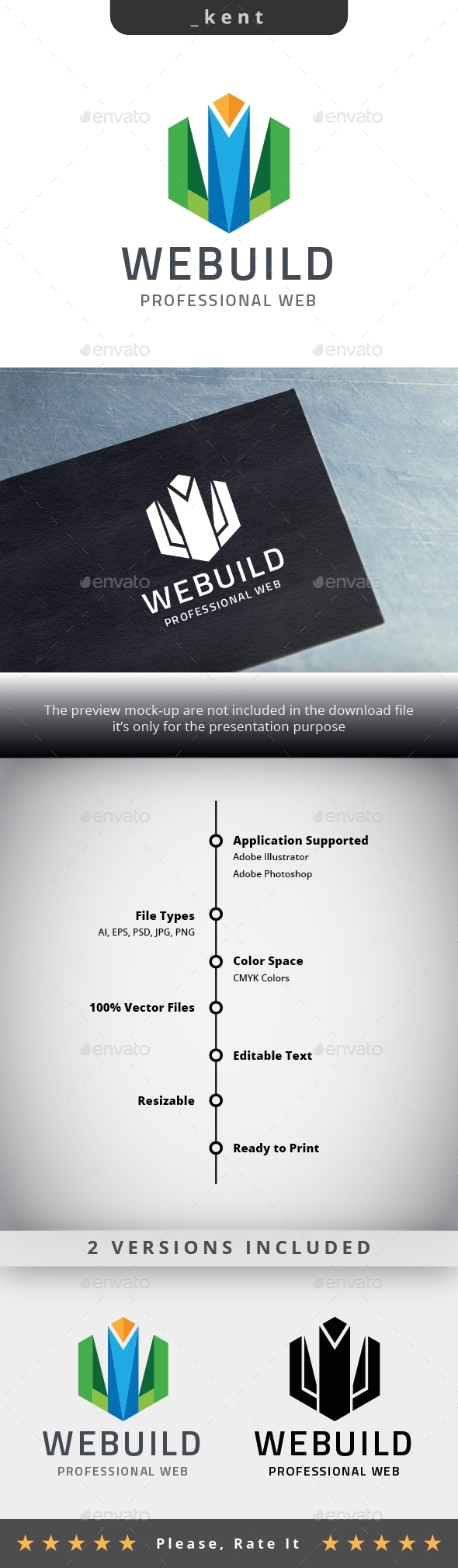 Web Building - Letter W Logo - Letters Logo Templates