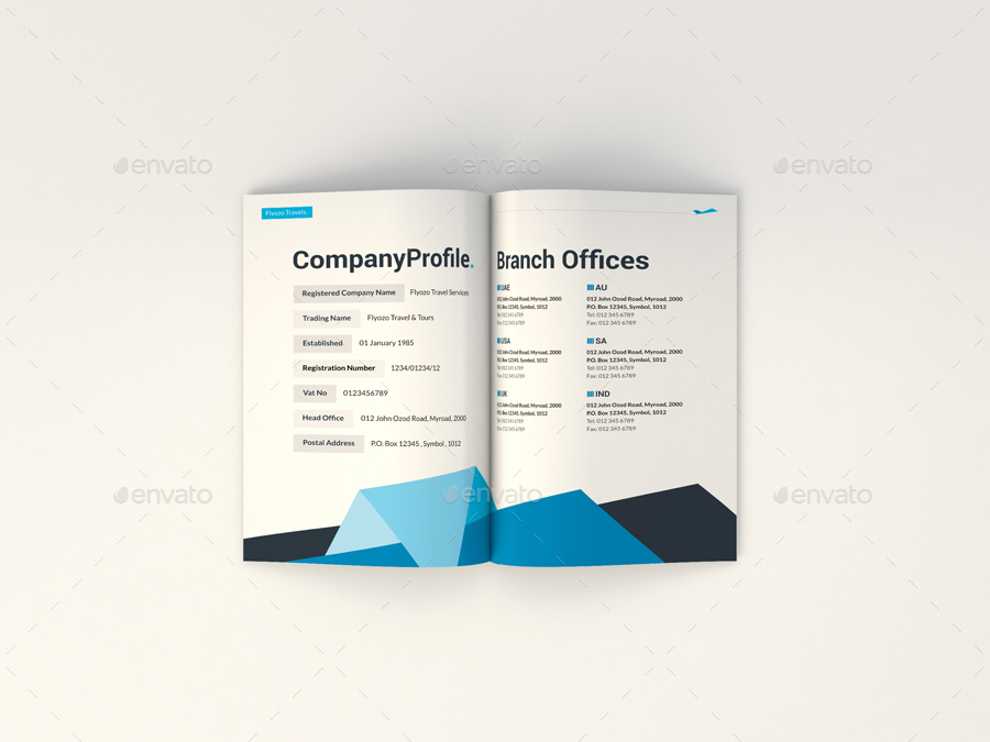 Travel Profile, Print Templates GraphicRiver