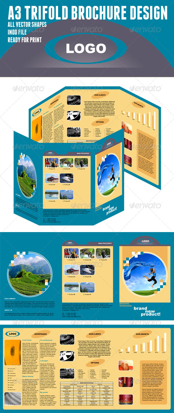 A3 Trifold Brochure - Corporate Brochures