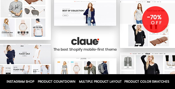 Claue - Mobile-First Shopify theme