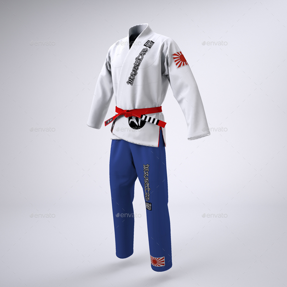 Download Brazilian Jiu-Jitsu Gi or Martial Arts Uniform Mock-up by ...