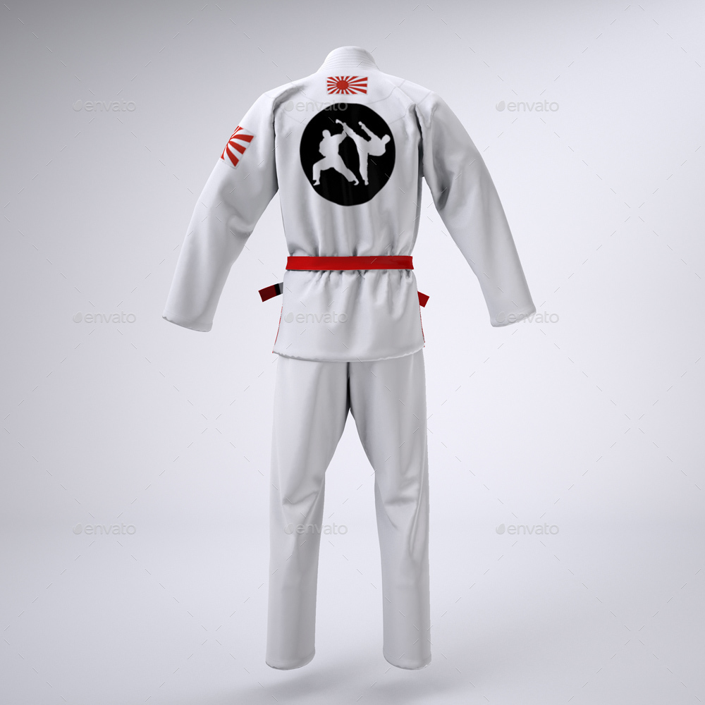 Download Brazilian Jiu Jitsu Gi Or Martial Arts Uniform Mock Up By Sanchi477