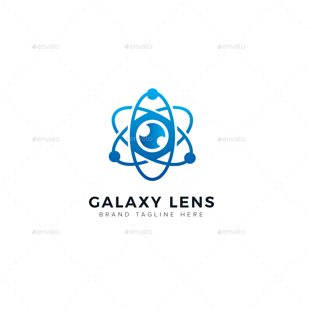 Galaxy Lens Logo by r5studio | GraphicRiver