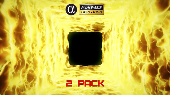 Fire Rectangle Tunnel - 2 Pack