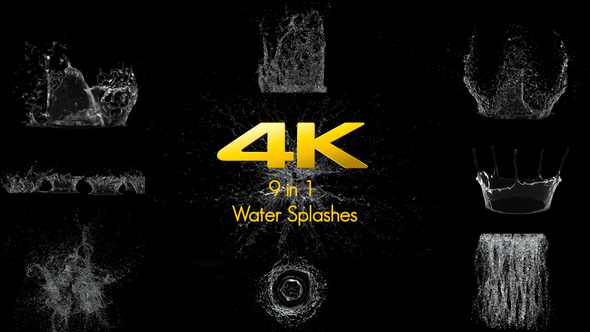 Splashing Water Pack 4k