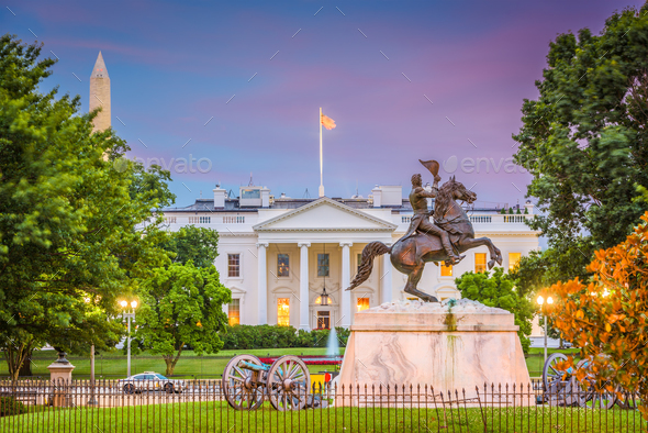 Washington DC White House - Stock Photo - Images