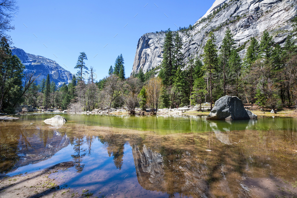 Early spring in Yosemite - Stock Photo - Images