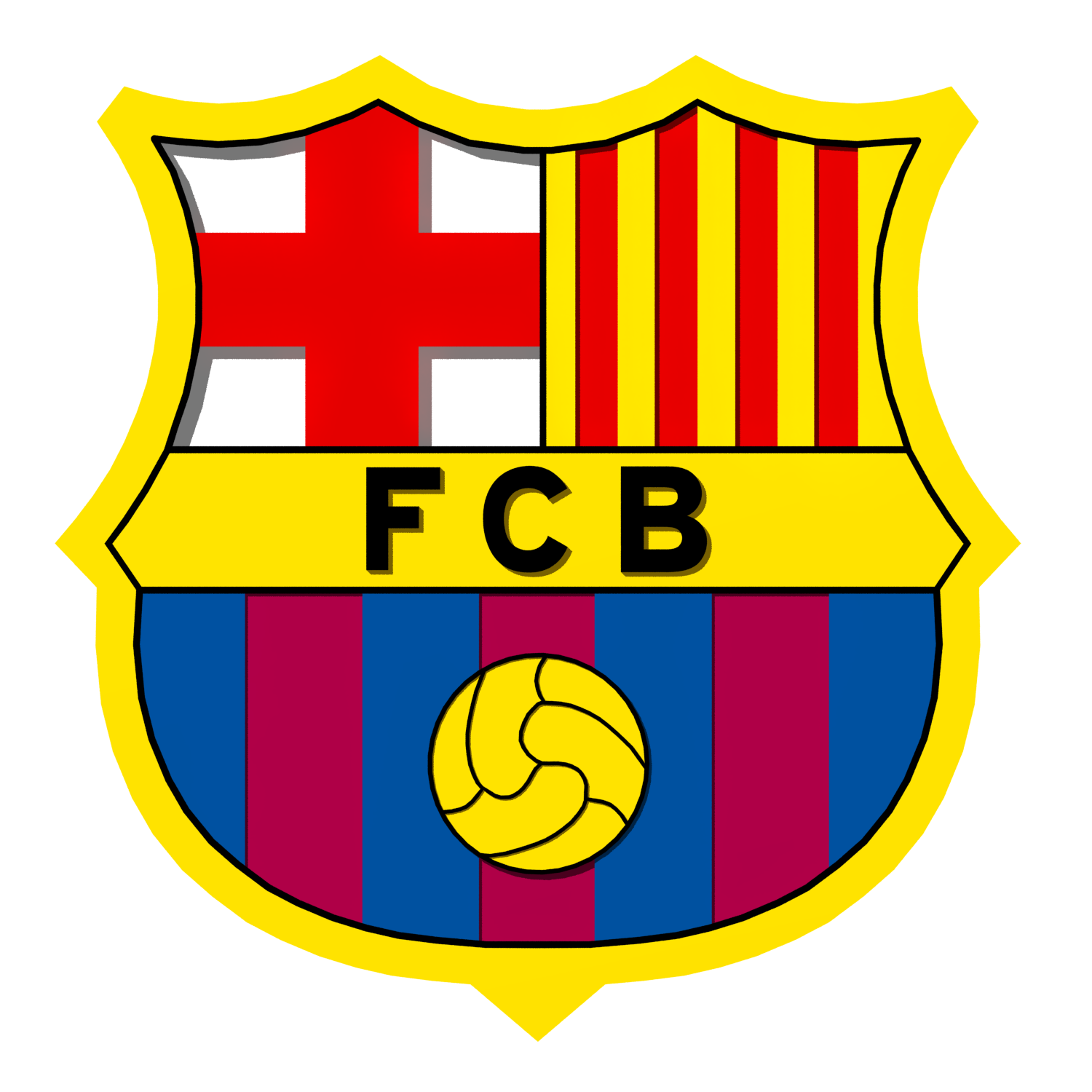 Fc Barca Logo Png - FC Barcelona - Wikipedia bahasa Indonesia