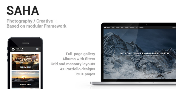 Saha - PhotographyCreative - ThemeForest 19227348