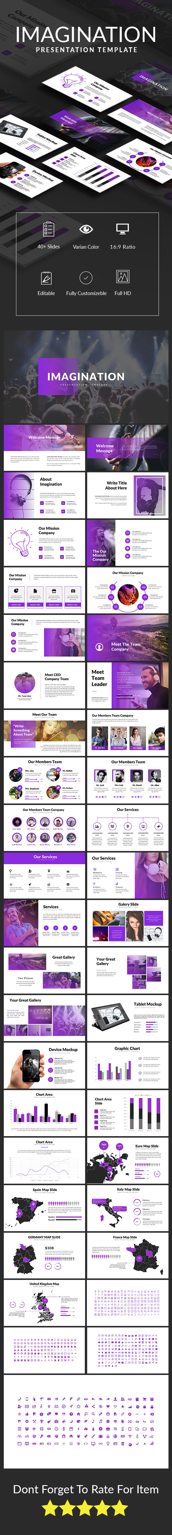 Imagination Presentation Template - Keynote Templates Presentation Templates