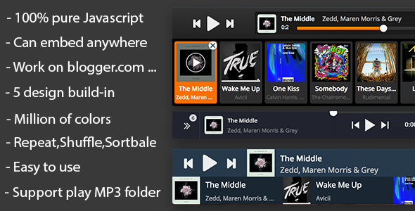 Embed Player - HTML5 Audio Player - CodeCanyon Item for Sale