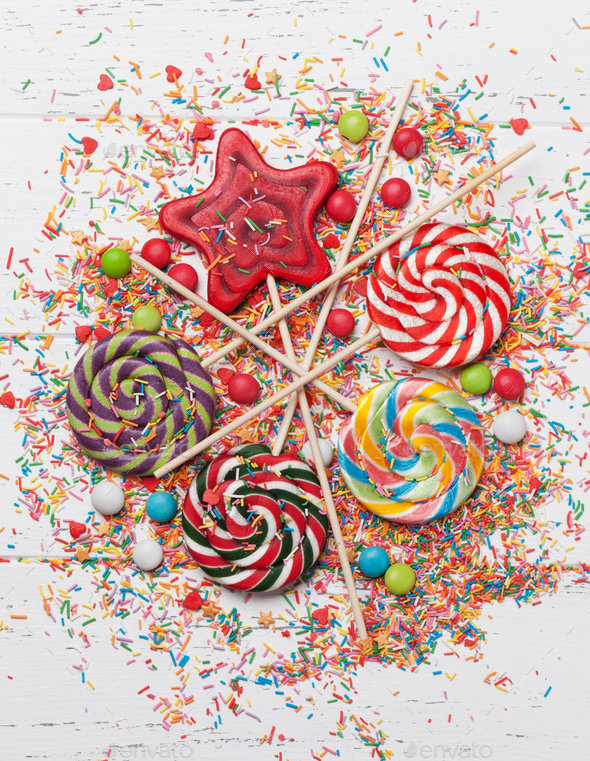 Colorful sweets - Stock Photo - Images