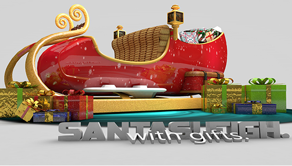 Santa sleigh - 3Docean 21878675