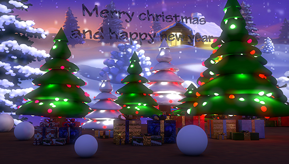 Low poly Christmas - 3Docean 21880307