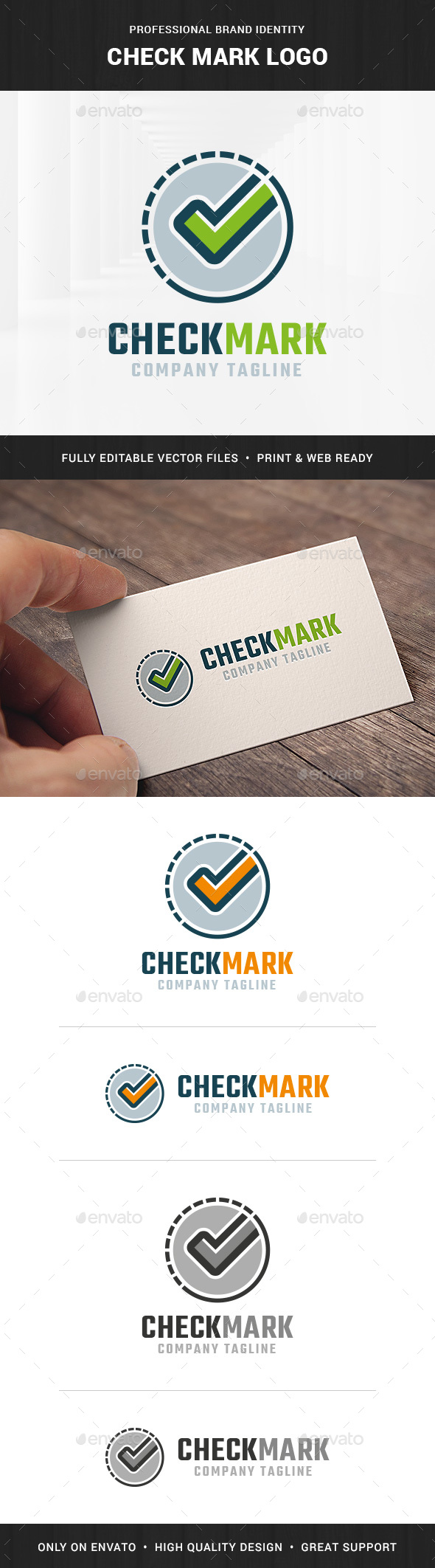 Check Mark Logo Template - Symbols Logo Templates