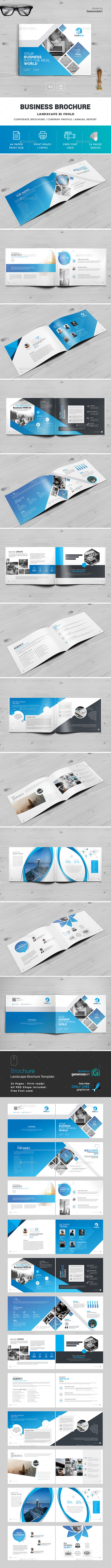 Landscape Brochure - Brochures Print Templates