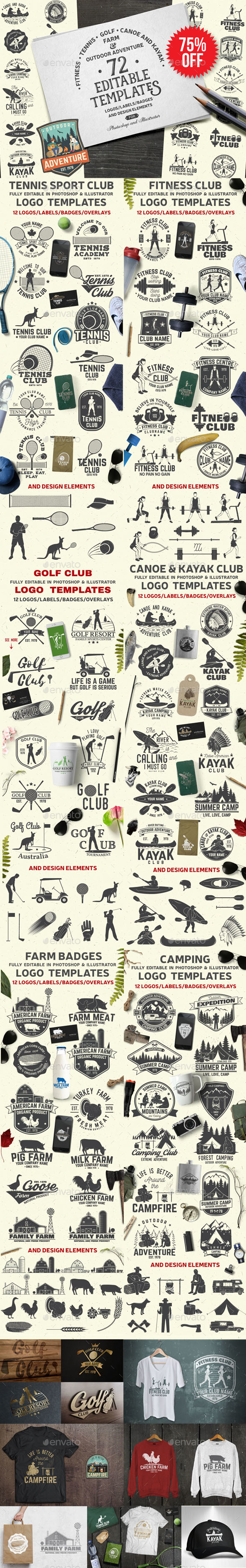 72 Badge Graphics in One Bundle Part.2 - Badges & Stickers Web Elements
