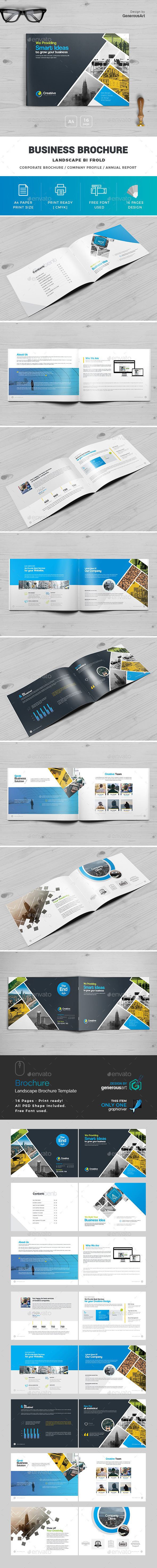 Landscape Brochure - Brochures Print Templates