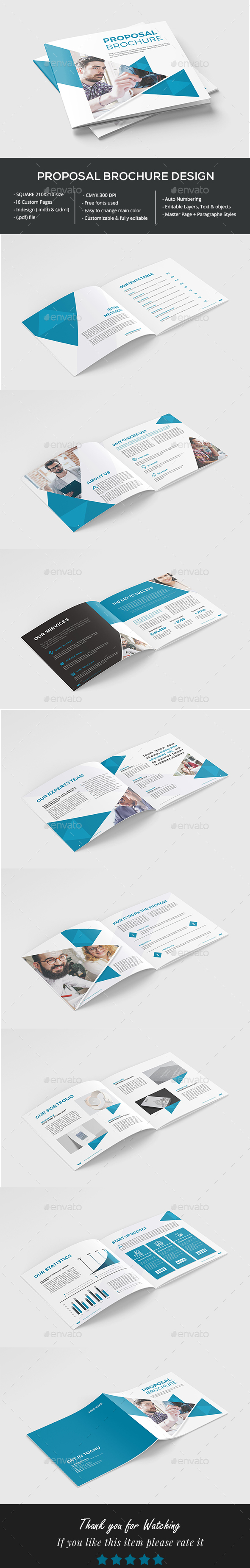 Proposal Brochure - Brochures Print Templates