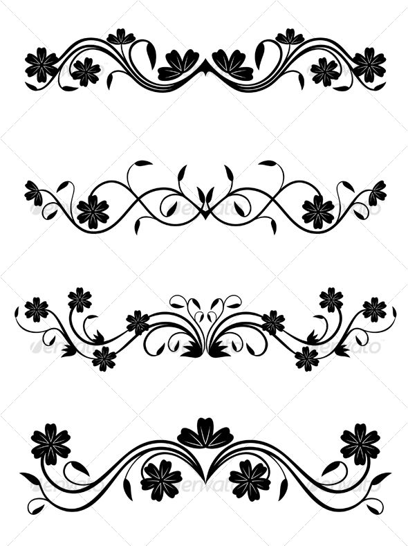 Floral Decorations floral decorationsseamartini | graphicriver Floral Decorations floral decorationsseamartini | graphicriver