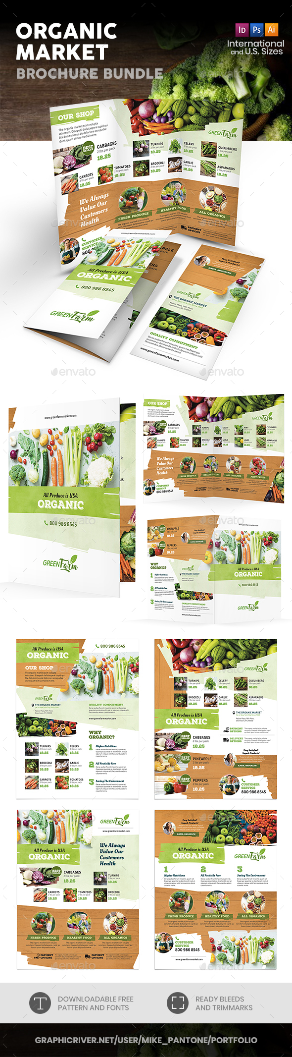 Organic Market Print Bundle 3 - Informational Brochures