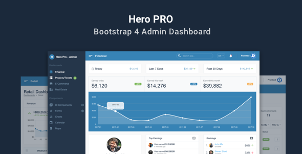 Top Hero PRO - Bootstrap 4 Admin Dashboard Theme