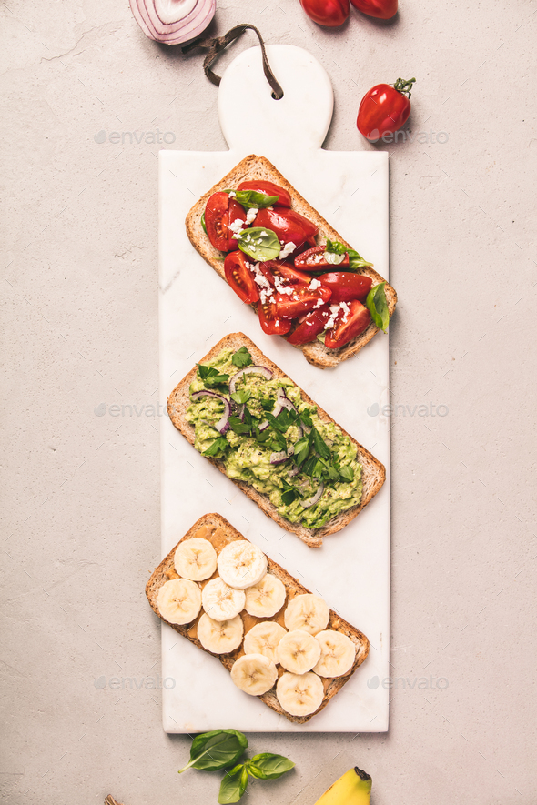 Healthy sandwiches - Stock Photo - Images