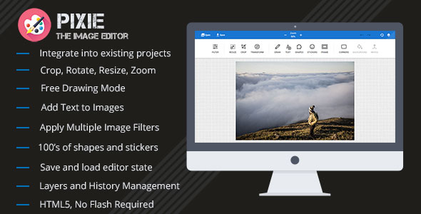 Pixie - Image Editor - CodeCanyon Item for Sale