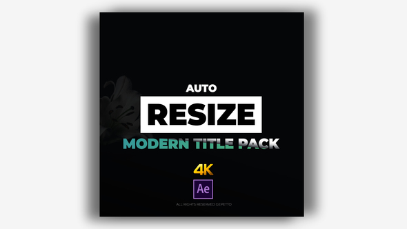 Auto Resize Modern Title Pack