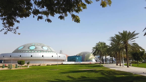 Stargate Entertainment Complex, UFO Dome and Earth Dome, Zabeel Park ...