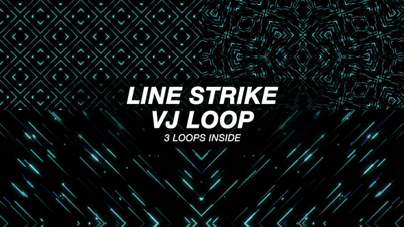 Line Strike VJ Loop