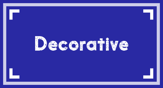 Decorative