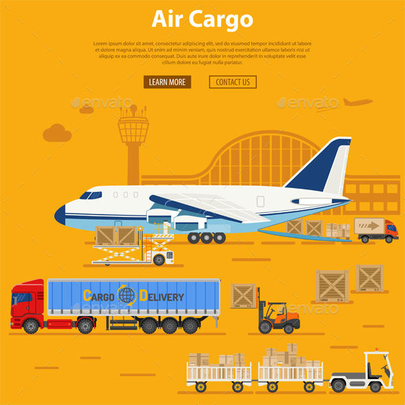 Air Cargo Delivery and Logistics - Travel Conceptual