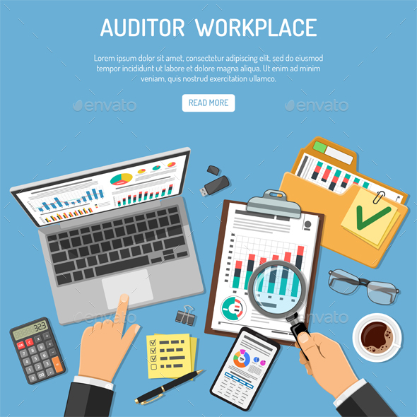 Auditor Workplace Concept - Concepts Business