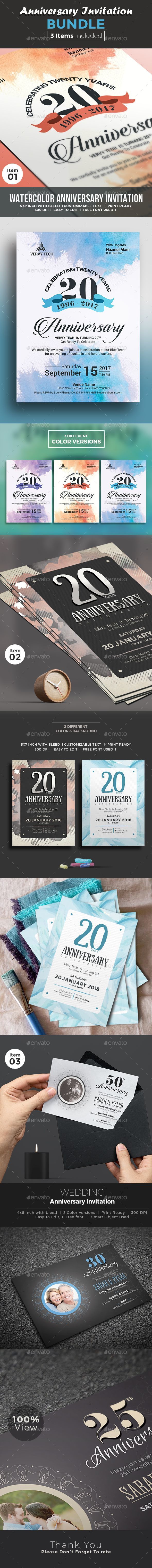 Anniversary Invitation - Anniversary Greeting Cards