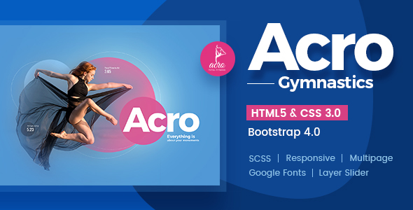 Exceptional Acro | Gym And Fitness Academy HTML Template