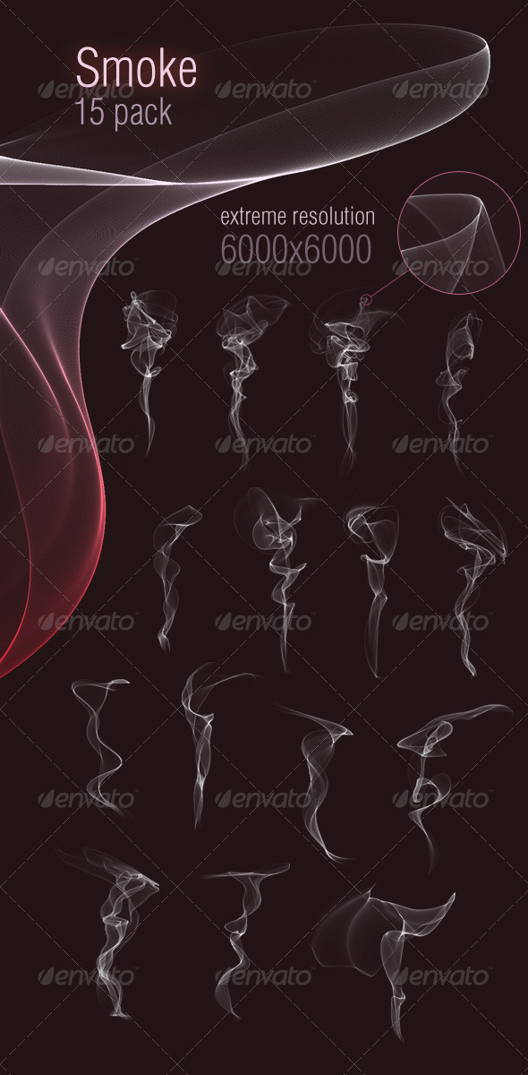 Smoke - 15 pack - Abstract Backgrounds