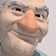 Stylized Old Man Character - Fully Rigged