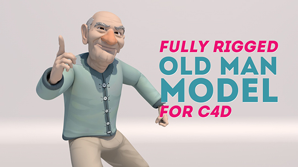 Stylized Old Man - 3Docean 21895857