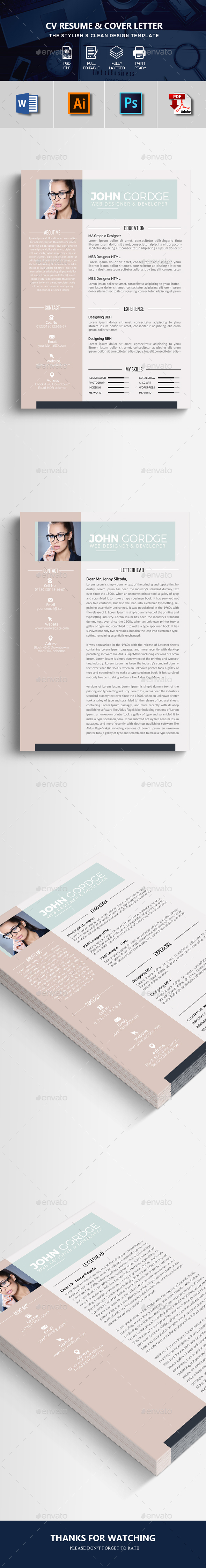 Job Resume CV Word Format - Resumes Stationery