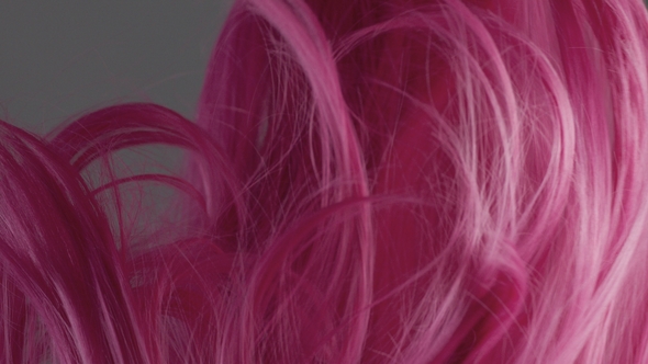 Pink Creative Color Hair Texture